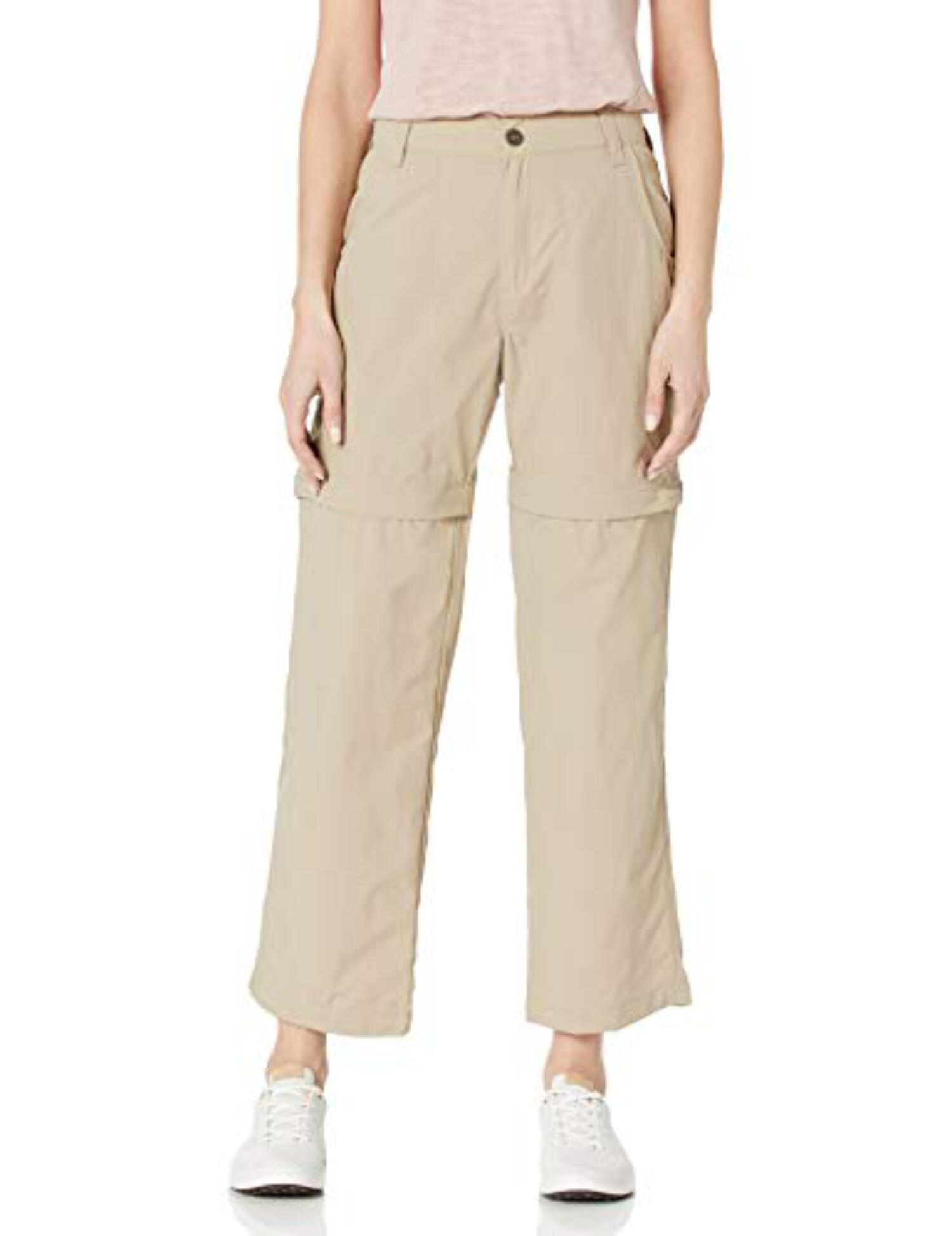 White Sierra Women's Sierra Point Convertible Pants, Size Xlarge, Khaki
