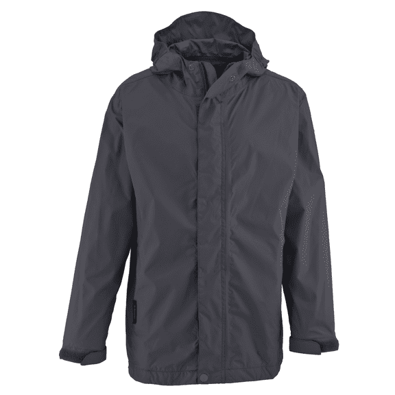 White Sierra Youth Trabagon Lightweight Rain Shell Jacket - Small, Black