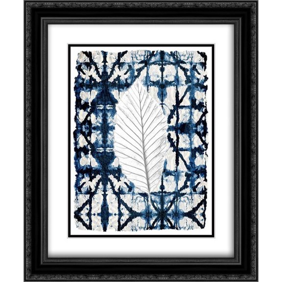 White Silhouette 1 2x Matted 20x24 Black Ornate Framed Art Print by Allen, Kimberly