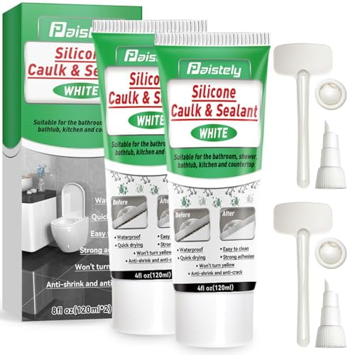 White Silicone Caulk Bathroom, White Caulking Silicone Waterproof ...
