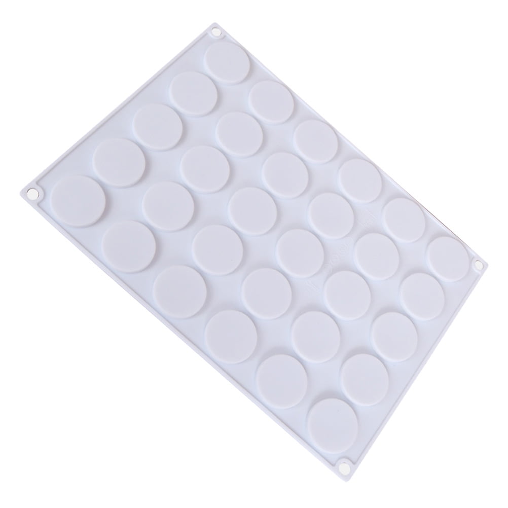 White Silicone Molds De Para Gelatinas 30-Cavity Wax Sealing Stamp Pad ...