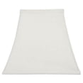 thumbnail image 1 of White Silk 12 Inch Tapered Square Bell Lampshade Replacement, 1 of 3