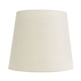 thumbnail image 1 of White Silk 4 Inch Retro Drum Clip On Chandelier Lampshade, 1 of 1