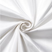 White Silk Taffeta Fabric 100% Pure Silk 54" Wide Sold By The Yard