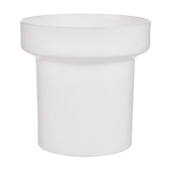 White Simple Indoor Mini Plastic Flower Pot Creative Desktop Succulent Planter For Small Plants And Herbs