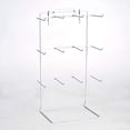 thumbnail image 1 of "White Single 12 Peg Hook Counter Top Display Rack (Holds 3"" x 5"" Item)", 1 of 1
