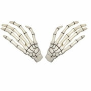 White Skeleton Hands Hair Clip Halloween Horror Accessory Kreepsville 666