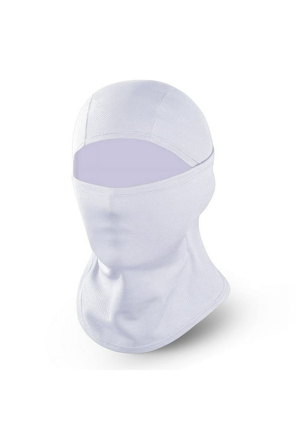 White Ski Mask for Men and Women, UV Protection Mask, Suitable for Motorcycles and Snowboards