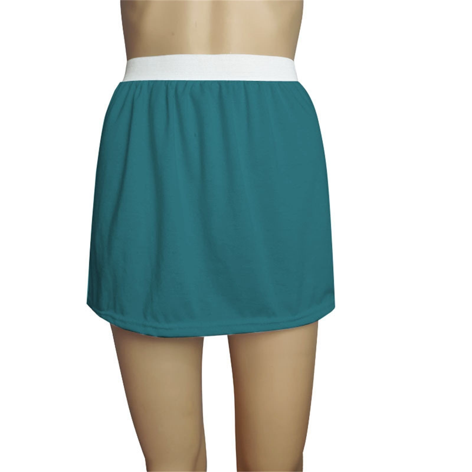 White Skirt Base Skirt Fart Curtain Folded In White Sweater With Hem