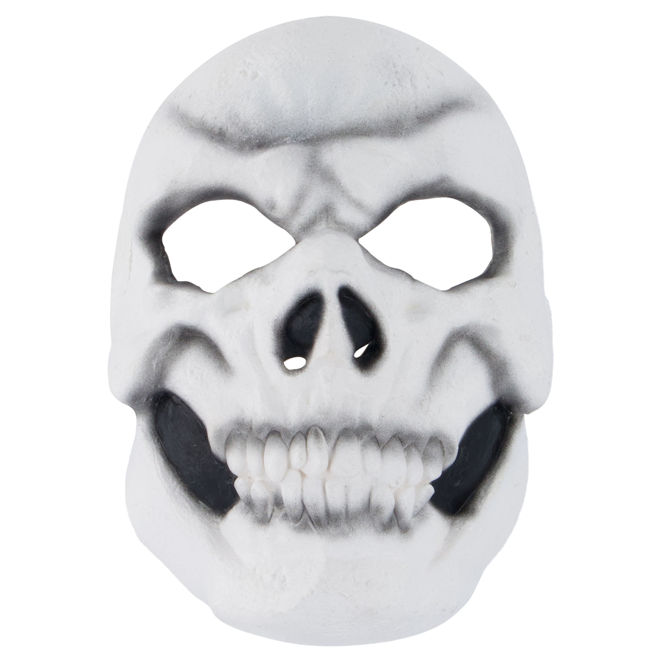 Skeleton Face Mask with Hands Costume Accessory Kit for Adults, White and Black, Halloween by Way To Celebrate