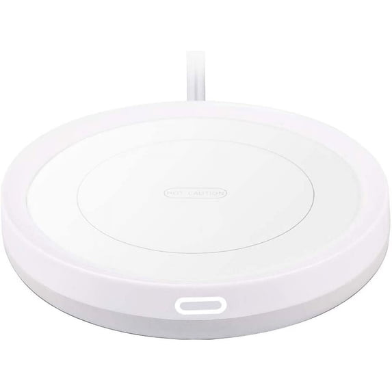 White Smart Coffee Auto On/Off Gravity-Induction Mug Office Desk Use, Candle Wax Cup Warmer Heating Plate (Up to 131F/55C), Middle…