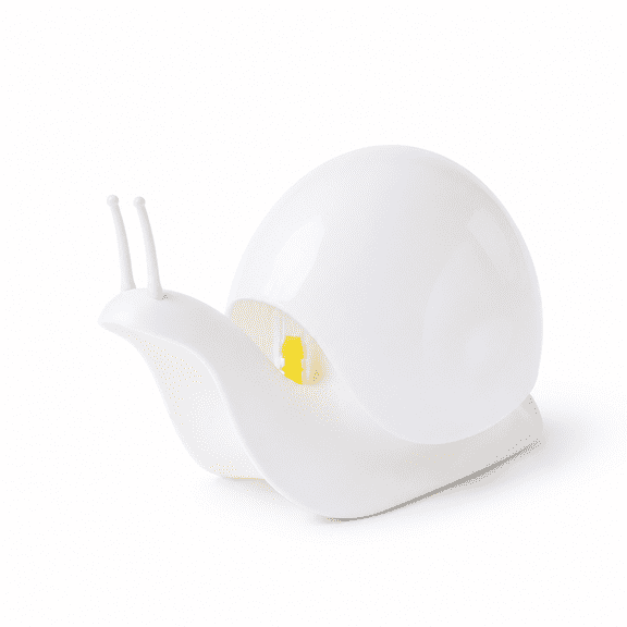 White Snail Shape Plastic Soap Dispenser 120ml For Kitchen and Bathroom