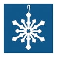 thumbnail image 1 of White Snowflake Silhouette Decoration, 1 of 1