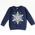 thumbnail image 1 of White Snowflake - Toddler Graphic Sweatshirt, 1 of 13