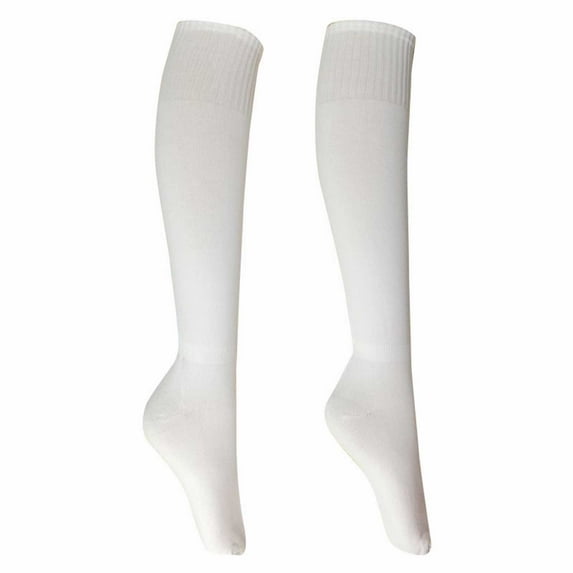 White Socks Football Long Socks Sport Knee High Large Soccer Rugby Stocks Football Socks for Men Mens Black Football Socks