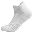 thumbnail image 1 of White Socks Socks Solid Color Thickening & Running Socks Maximum Cushion Mens, 1 of 3