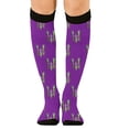 thumbnail image 1 of White Socks Themed Comfortable 3D Cute Printed Mid Calf Sports Socks, 1 of 4