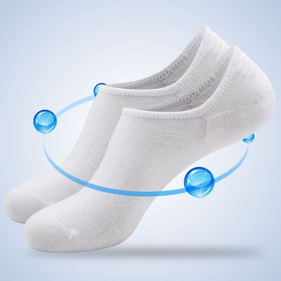 White Socks for Women No Show Socks for Women's Cotton Socks Non Slip Socks on Sale Clearance
