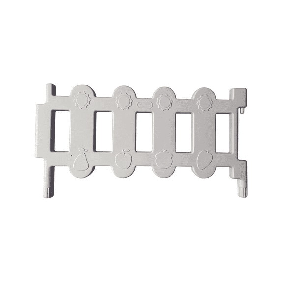 White Soft Play Plastic Fence Panels (5-Pack)