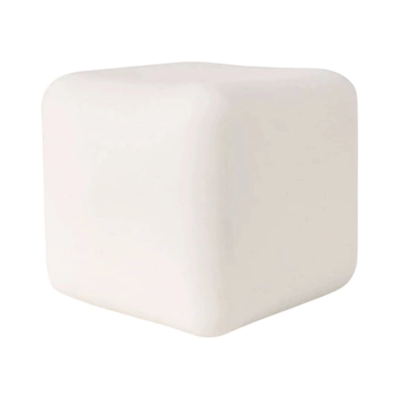 White Soft Squeeze Cube Stress Relief Portable Square Decompression Cube Anxiety Relief