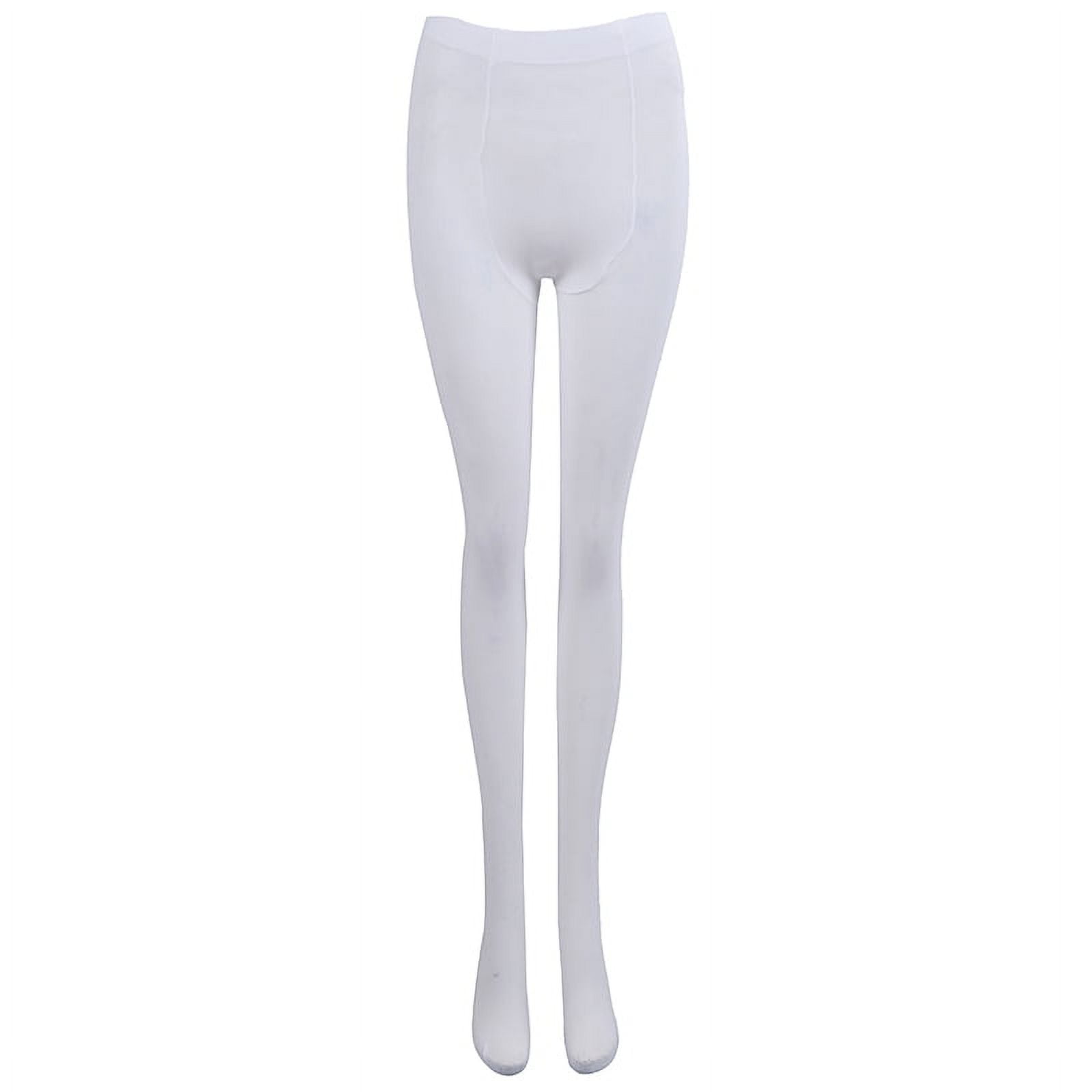 White Solid Color Pantyhose For Women - Walmart.com