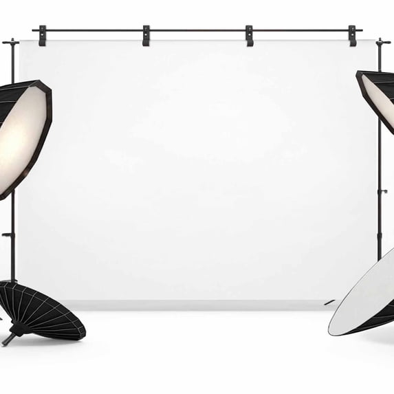White Solid Photography Backdrop 10x8FT, Color Photo Backdrops ...
