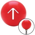 thumbnail image 1 of White Solid Pointing Arrow Up Red Shift Knob with M16 x 1.5 Insert Shifter Auto Brody, 1 of 1