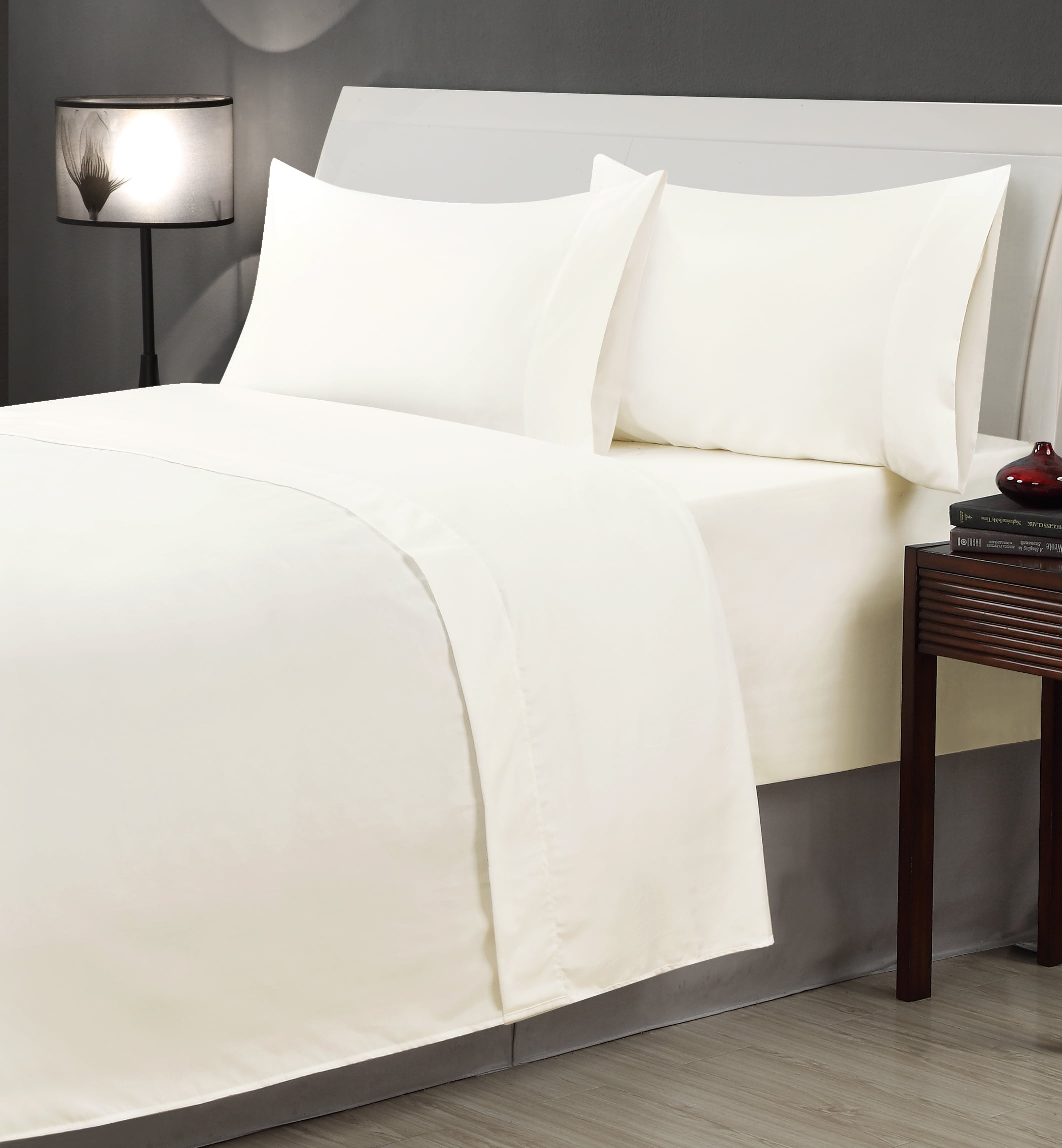 White Solid Sheet SetFullWhite