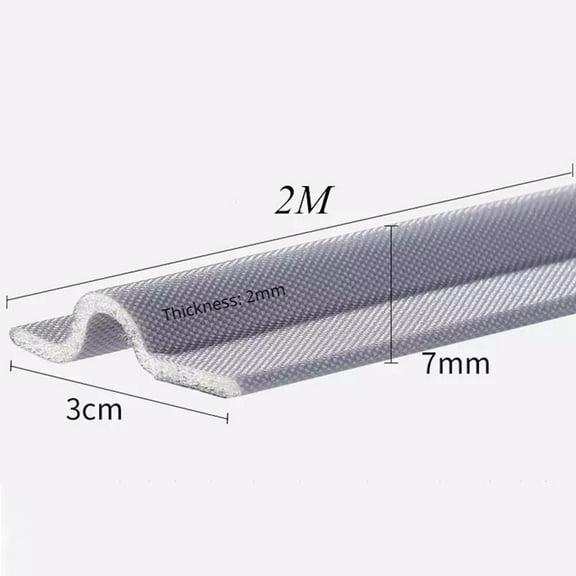 White Sound Insulation Foam Door Window Sealing Strips Windproof Sound Insulation And Noise Reduction Freely Cutting And Collage