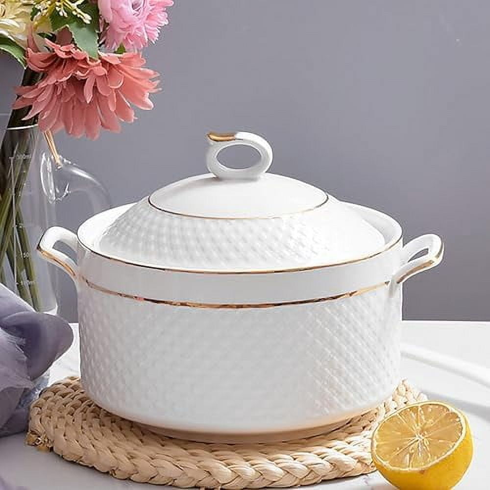 Cello Roti Plus Plastic Casserole With Lid – 2.5 Liters, White/Grey, Drip-Free Venting Design - View #2