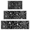thumbnail image 1 of White Spider Webs and Spiders Kitchen Rugs Sets Of 3,Kitchen Runner Rugs Non Skid Washable,Decorative Kitchen Floor Mats for Kitchen,Sink,Laundry,17"x30"+ 17"x47" + 17"x59", 1 of 6