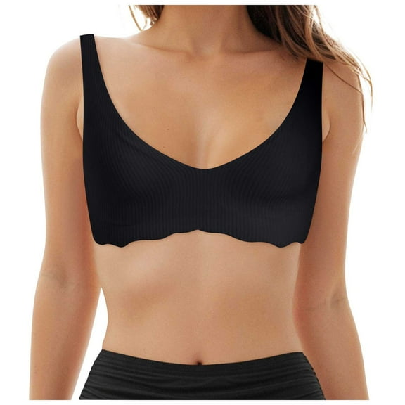 White Sports Bras for Women Racerback Breathable Anti-Sagging Sports Bra for Women Plus Size Wireless Bras with Cooling Lift-Up Air Tech Mesh High Support