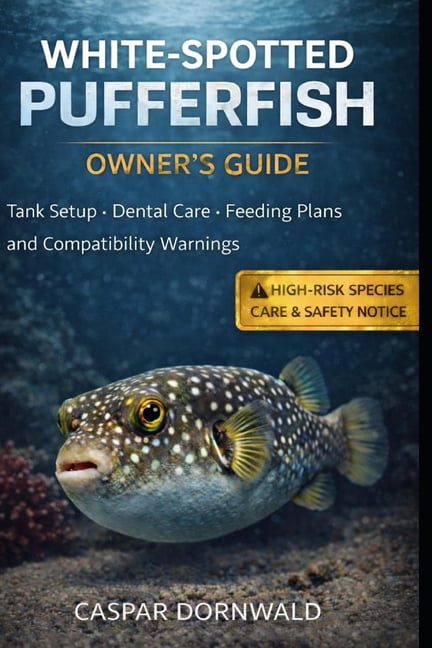 White-Spotted Pufferfish Owner's Guide: Tank Setup, Dental Care, Feeding Plans, and Compatibility Warnings, (Paperback)