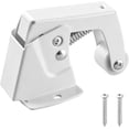 Gate Spring Fasteners White Spring-Loaded Screen Door Catch,Screen Spring Closer | - Walmart.com