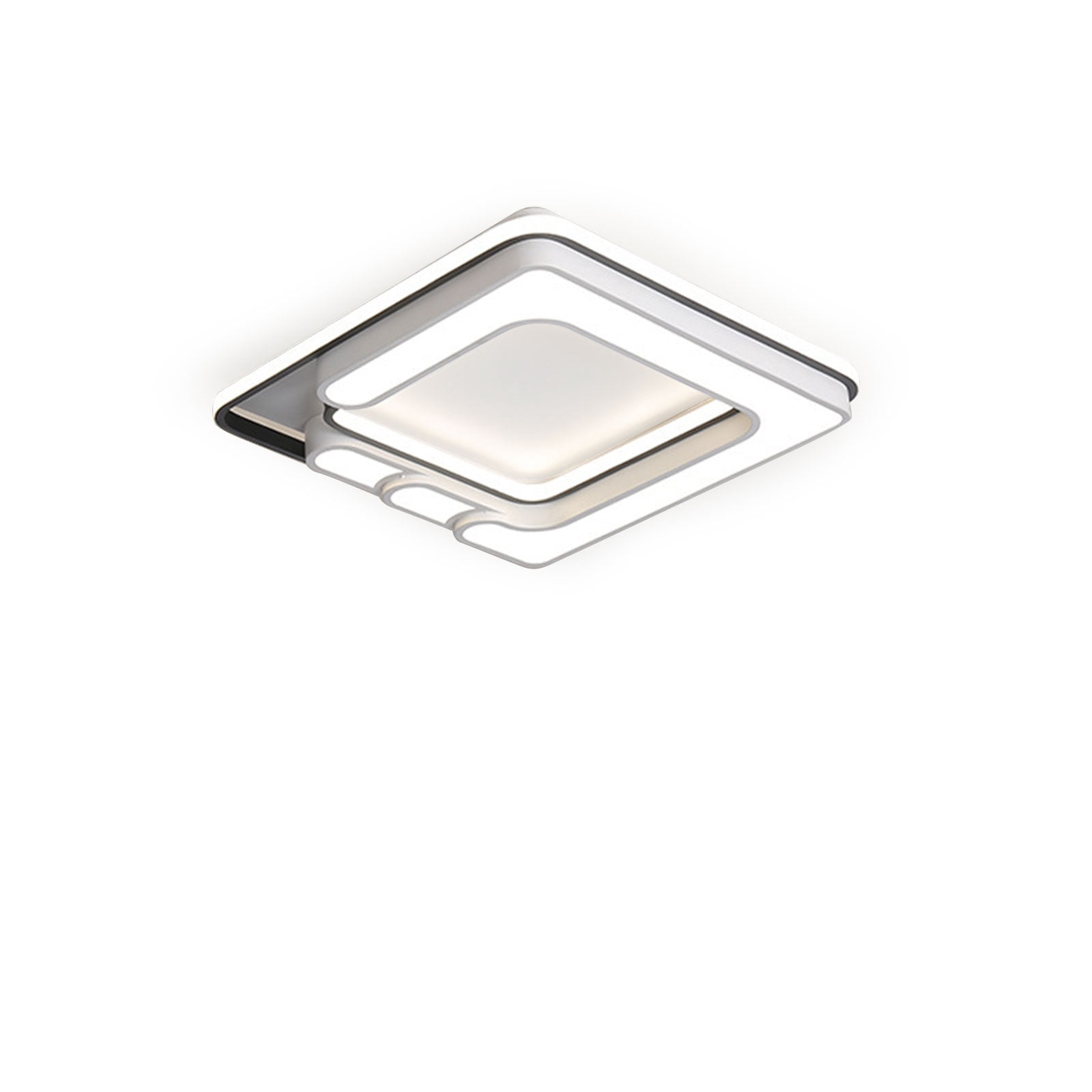 White Square Ceiling Light,&nbsp; Design, Wall Switch & Remote Control, Long-Lasting Durability for Modern Indoor Spaces
