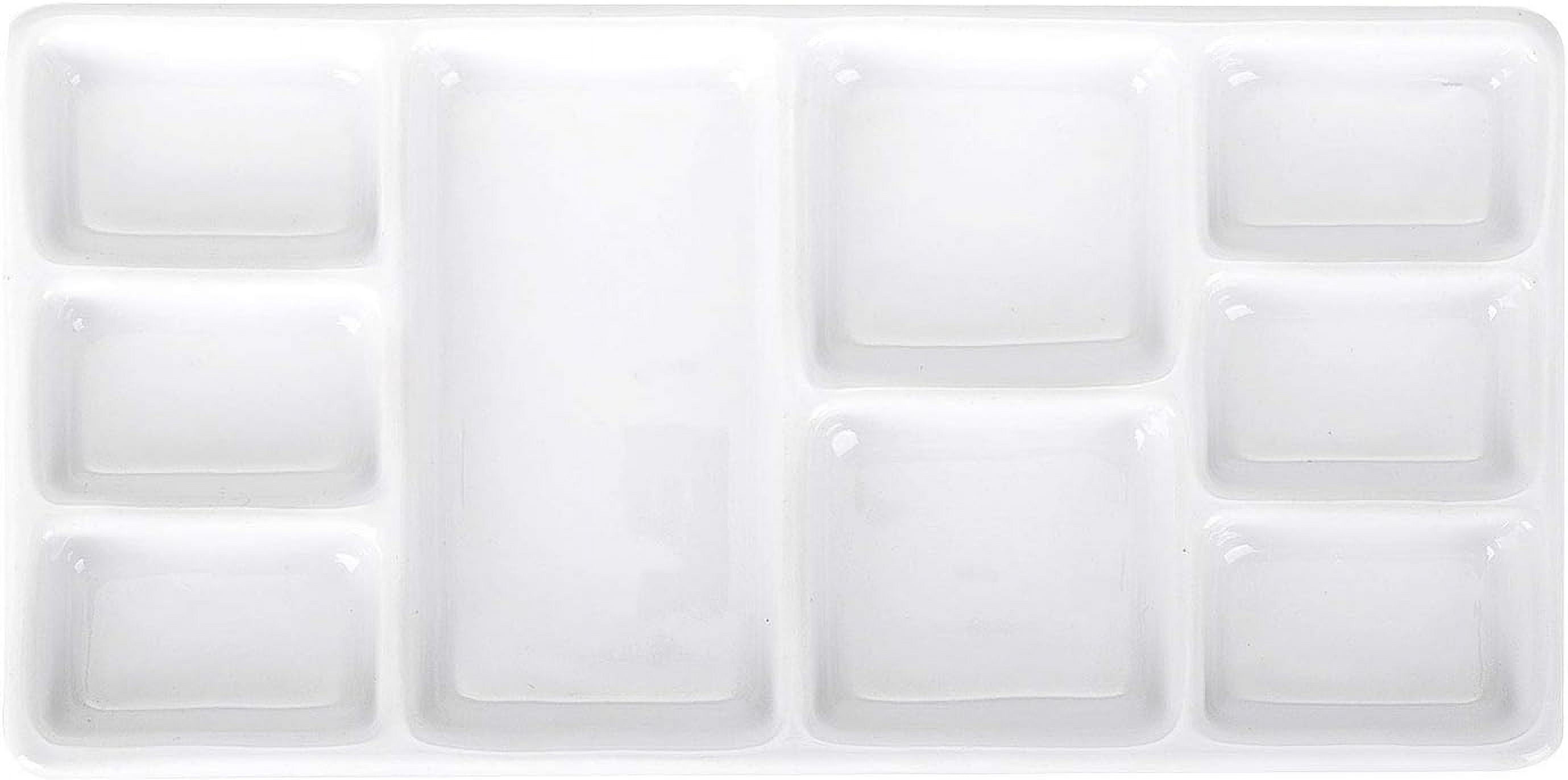 White Square Ceramic Artist Paint ,Porcelain Watercolor ,Ceramic Mixing Tray for Watercolor Gouache Painting