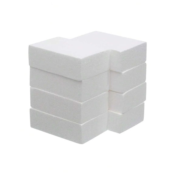 White Square Foam Floral Blocks For Flower Arranging, Vases, Wedding, Garden And Table Decor