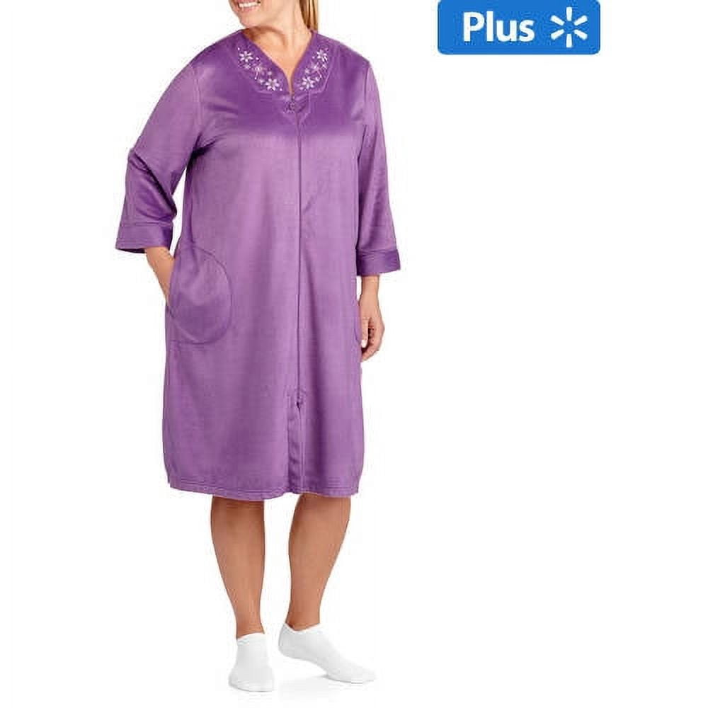 White Stag Microfleece Solid Breakfast Gown