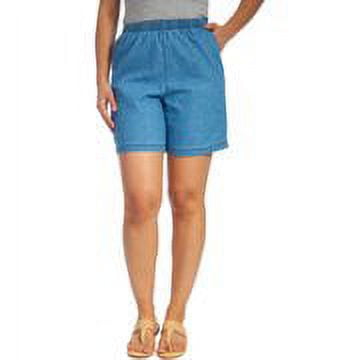 White Stag Pull On Elastic Waist Short Womens, Multiple Colors Available