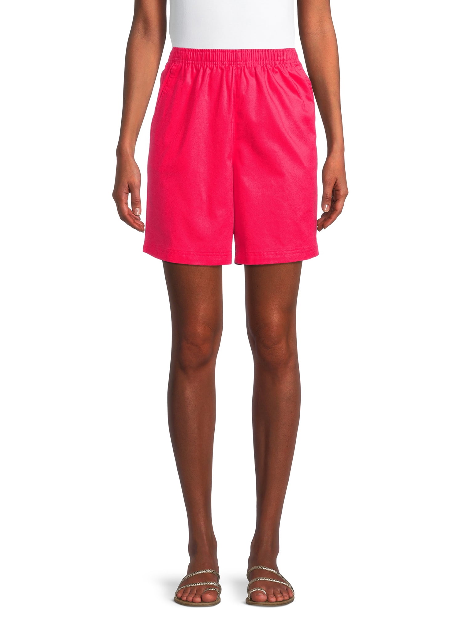 White stag women's pull on cotton shorts discount