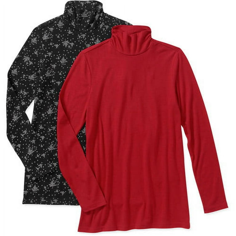 White Stag Turtleneck Top Walmart