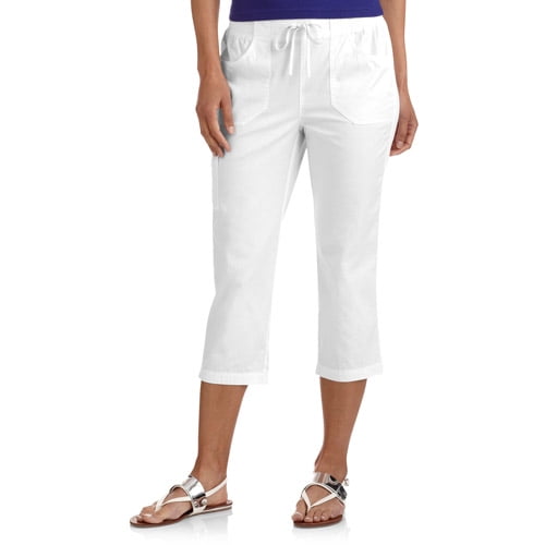 White stag drawstring capri pants hotsell