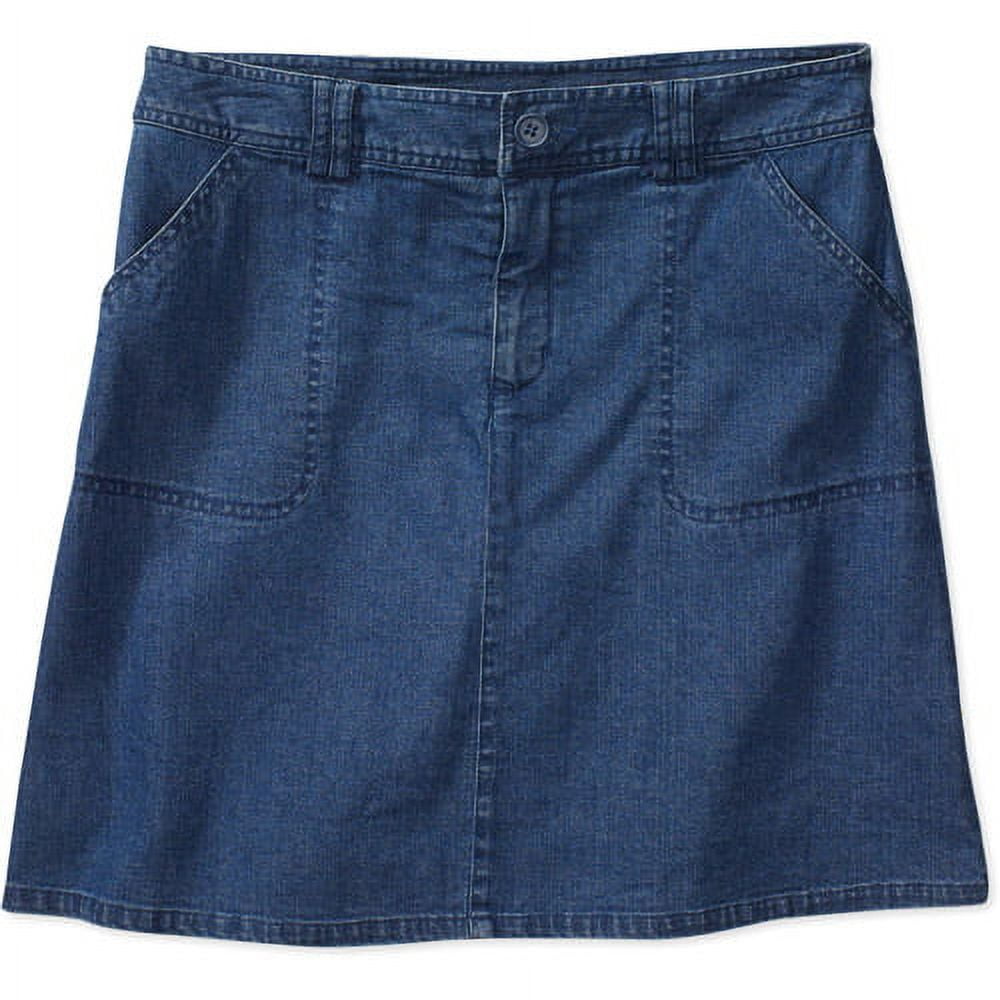 Jupe-Short White Stag - Blanc à Fleurs Noires - Coton - Taille 10