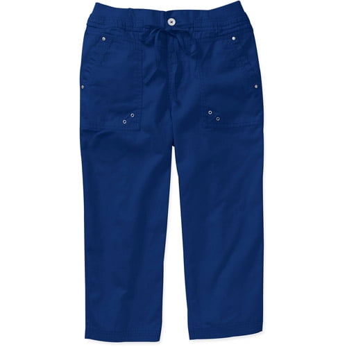 White stag drawstring capri pants clearance