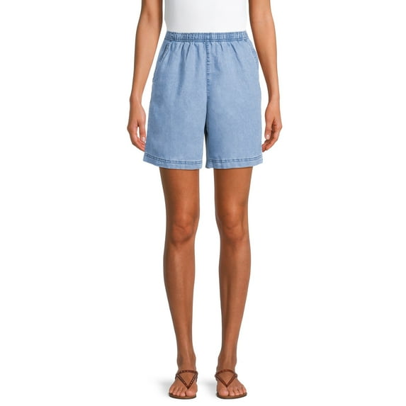 White Stag Women's Elastic Waist Shorts, Multiple Colors Available