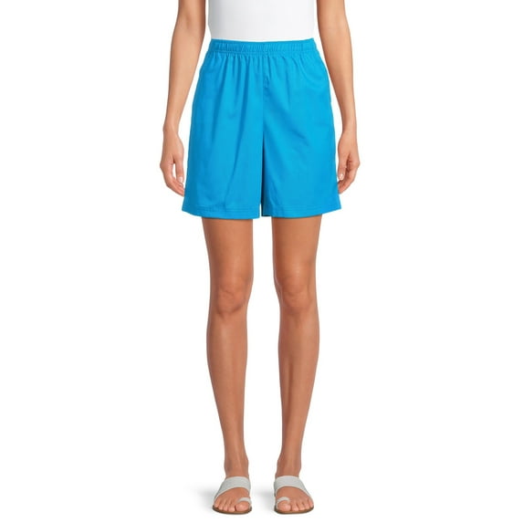 White Stag Women's Elastic Waist Shorts, Multiple Colors Available
