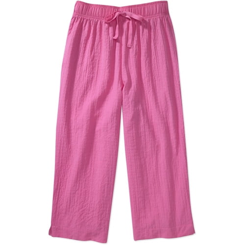 White Stag Women s Plus Crinkle Capri Walmart