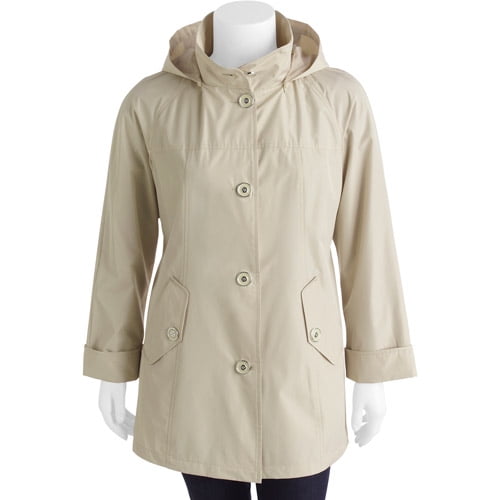 White Stag Women s Plus Size Hooded Anorak Jacket