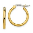 thumbnail image 1 of White Stainless Steel Earring Hoop Women'S 19 mm 2, 1 of 3