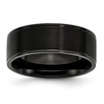 thumbnail image 1 of White Stainless Steel Ring Band Wedding Closed Back, 1 of 6